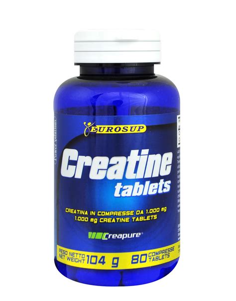 Creatine Tablets By Eurosup 80 Tablets