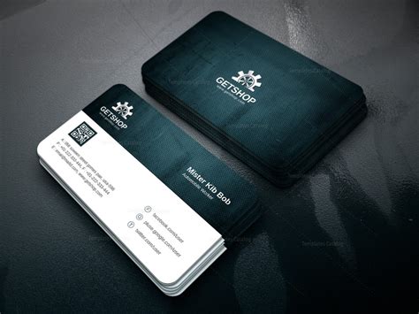 Fabric Modern Corporate Business Card Template 000926 Template Catalog