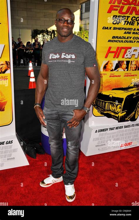 14th Aug 2012 Cheick Kongo At Arrivals For Hit And Run Premiere Regal