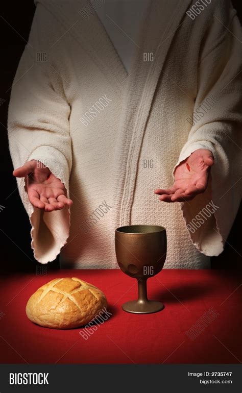 Jesus Communion Table Image And Photo Free Trial Bigstock