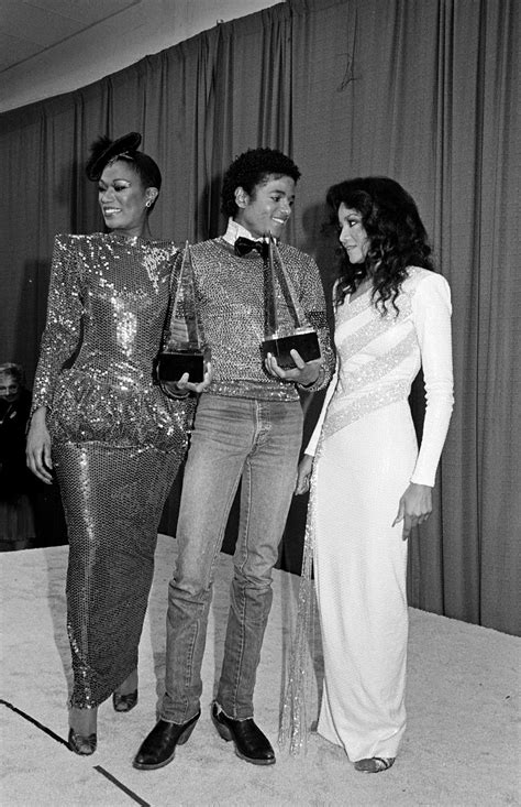Michael Jackson Attending The 8th American Music Awards 1981
