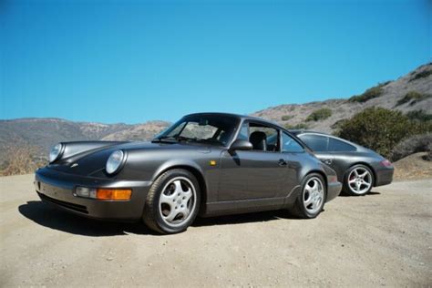 1992 Porsche 911 C2 964 Manual Coupe Sunroof Delete Slate Grey