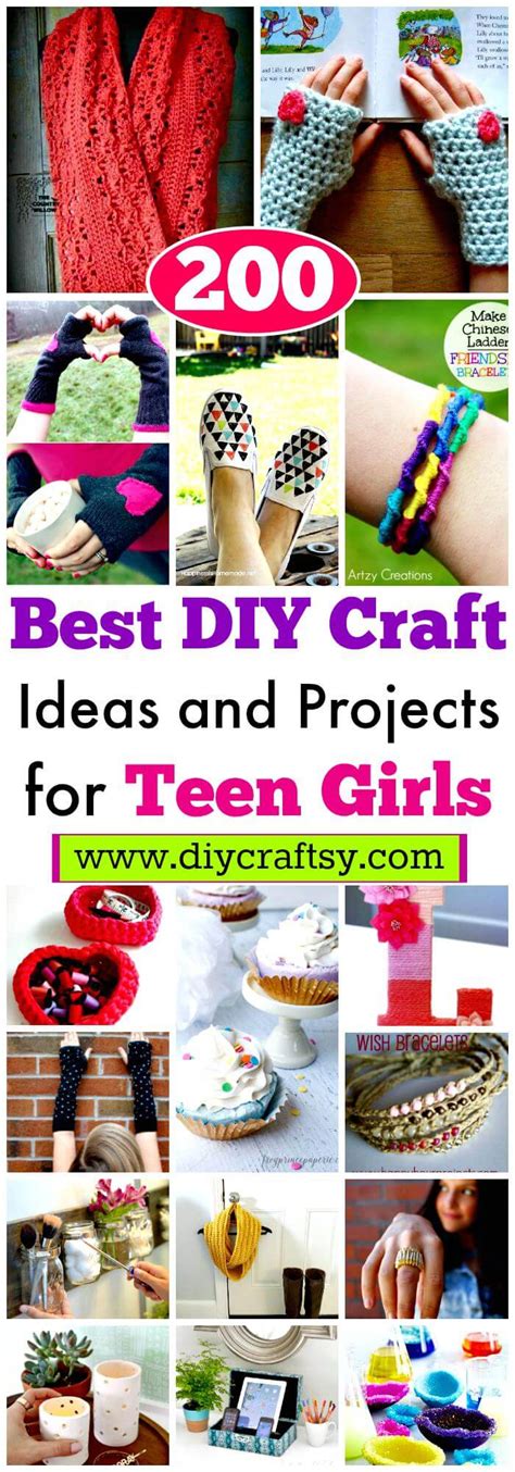 200 Best Diy Craft Ideas And Projects For Teen Girls Diy And Crafts