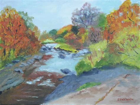 Sandy Creek Rodman Ny Painting By Robert P Hedden Fine Art America