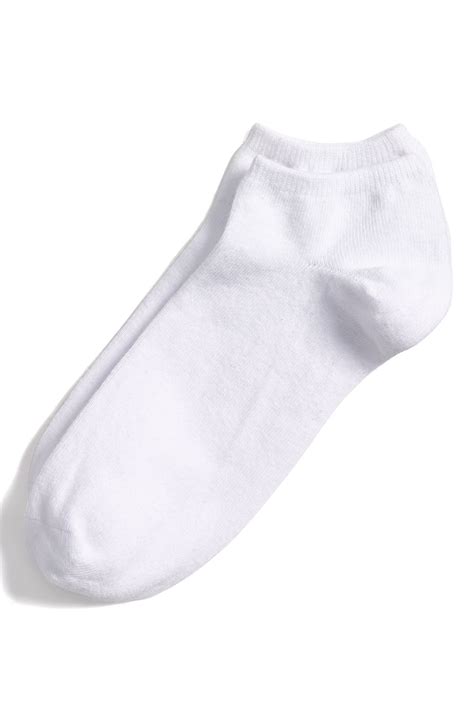1901 Solid Ankle Socks In White For Men Lyst