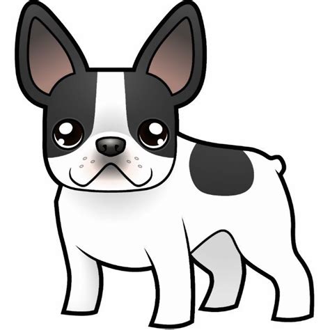 Cartoon French Bulldog Cutout In 2021 French Bulldog Art