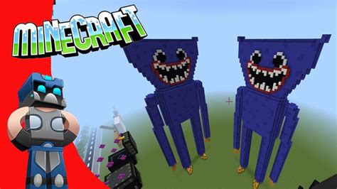 Huggy Wuggy Poppy Playtime Pixel Art Minecraft Tutorial Como Hacer A Huggy Wuggy En Minecraft