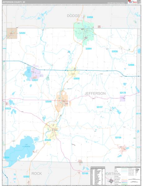 Maps Of Jefferson County Wisconsin