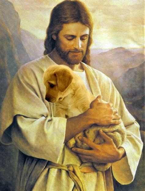 Amazing Puppy With Jesus