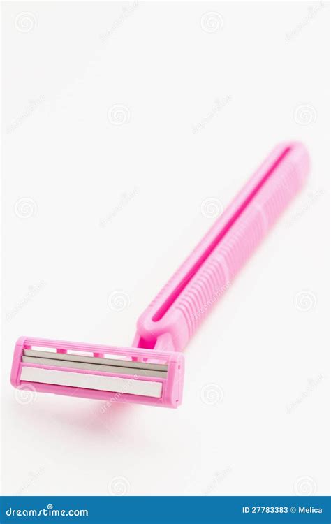 Pink Razor Blade Stock Image Image Of Plastic Razor 27783383