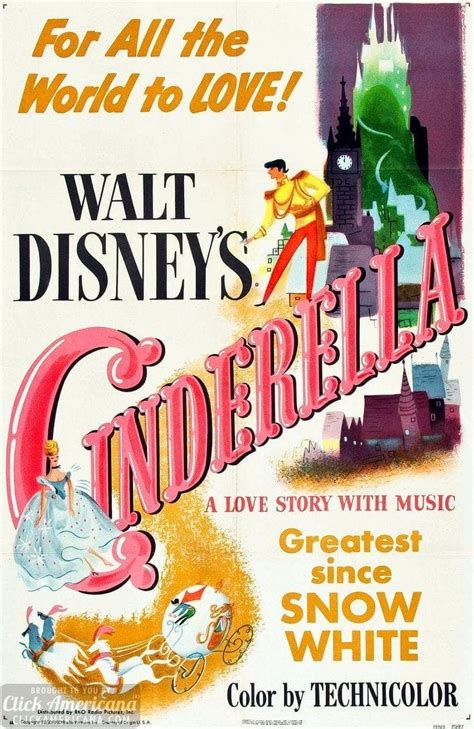 walt disney ready to release cinderella 1950 click americana