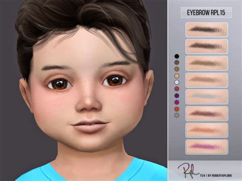 The Sims Resource Eyebrow Rpl15