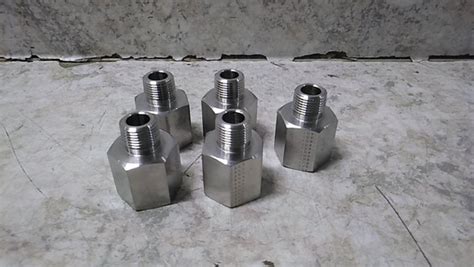 Parker 8 6 Ra Ss Reducing Adapter 316 Stainless Steel 12 In X 38 In