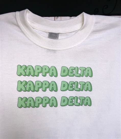 Kappa Delta Letter Shirts