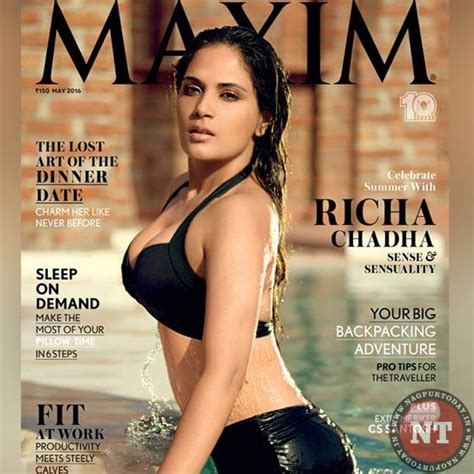 Richa Chadda Shows Off Her Bikini Body On Latest Maxim Cover Nagpur Today Nagpur News
