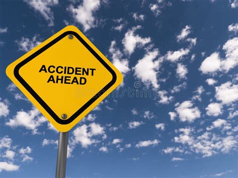 Accident Ahead Stock Photo Image Of Diamond Clear Concept 30057876