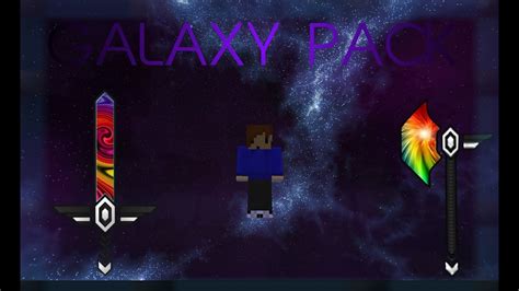 Galaxy Minecraft Pvp Texturepack 1718 Blue Low Fire Youtube