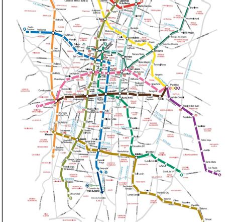 Mapa Del Metro Ciudad De Mexico ¿qué Tan Caro Es Vivir En La Ciudad