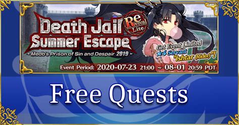 Check spelling or type a new query. Revival: FGO Summer 2019 Part 2: Free Quests | Fate Grand Order Wiki - GamePress