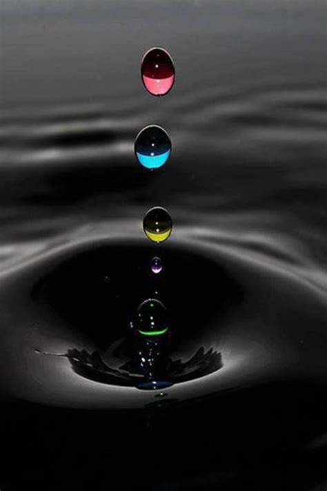 Splash Photography Macro Photography Color Photography Black And