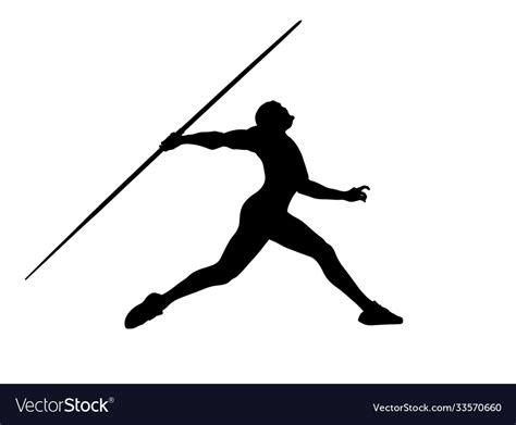 Javelin Throw Athlete Illustration At The Clipart Ful