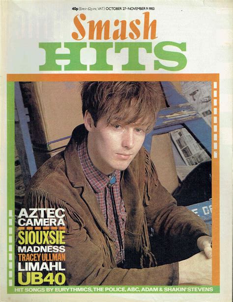 Smash Hits Uk Magazine October 27th November 9th 1983