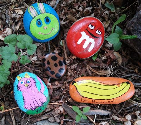 Rock Painting Ideas And Rock Hunting Fun Healthy Happy
