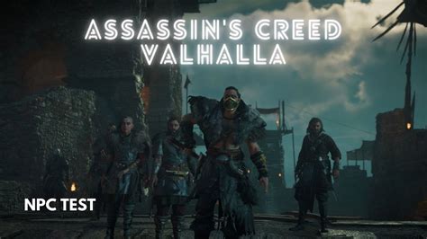 Assassin S Creed Valhalla Npc Intelligence Test Youtube