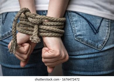 854 Woman Hands Tied Behind Back Images Stock Photos Vectors