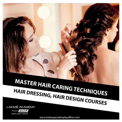 Master Hair Caring Techniques Hair Dressing Hair Design Courses Hair