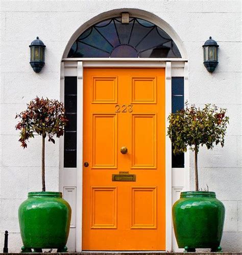 13 Idées Pour Embellir Lextérieur De Votre Maison Orange Front Doors