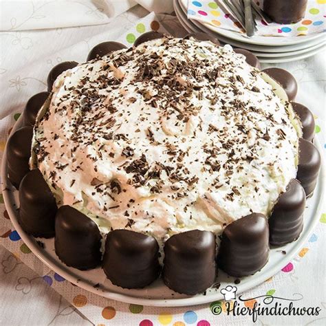 Geburtstag gleich dreimal gefeiert wurde (mit der familie, kindergeburtstag und im kindergarten) mussten. Schokokuss-Torte mit Biskuitteigboden, Kindergeburtstag ...