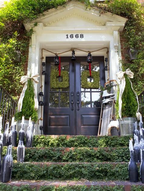 Choose classic designs and lighted options with ribbons, decorations and more for full holiday style. Christmas Outdoor Decorations | Interior Design Styles and ...
