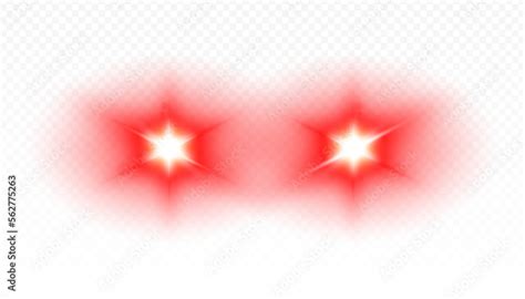 Laser Red Eyes Meme On Transparent Background Graphic Element For