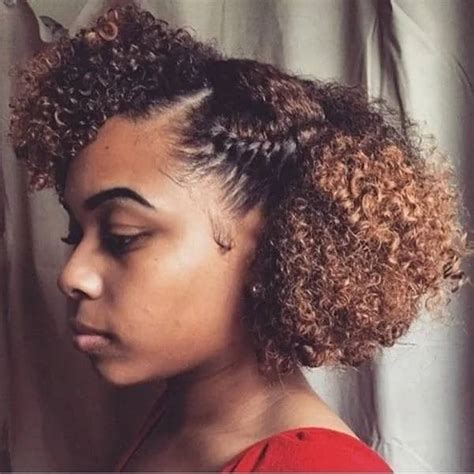 Crafting the style without altering your natural hair texture creates a beautiful contrast between the polished front and the wavy back of your locks. Top 30 Black Natural Hairstyles for Medium Length Hair in 2020