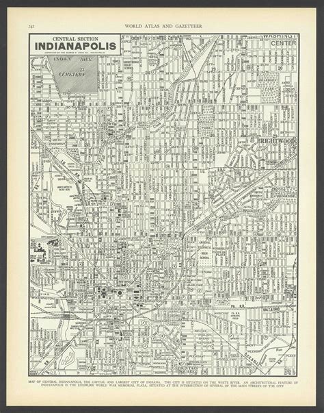 Indianapolis Map Indianapolis Indiana Street Map