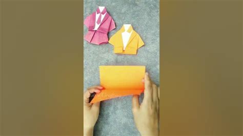 How To Make School Uniformorigami School Dressschool Dress With Paper