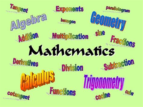 All About Math Branches Of Math And The Different Words Re Flickr