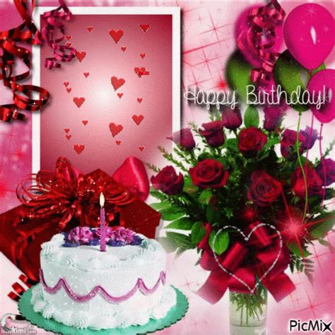 With tenor, maker of gif keyboard, add popular happy birthday flowers animated gifs to your conversations. Hearts & Roses Happy Birthday Gif Pictures, Photos, and Images for Facebook, Tumblr, Pinterest ...