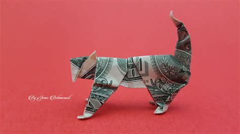 Dollar Bill Origami Cat Sheonaghsatu