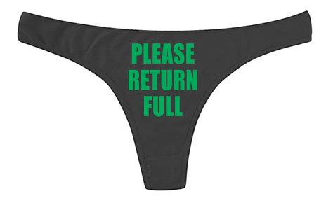 Please Return Full Thong Period Panties Underwear Undies Booty Etsy Australia
