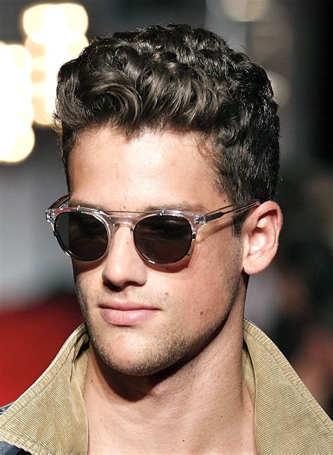 Short haircuts are popular among men because it's easy to handle and there isn't much required to do to take care of them. 20 Cool Curly Hairstyles For Men - Feed Inspiration