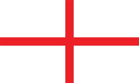 Eps10 Red And White Vector England Flag Icon England National Flag