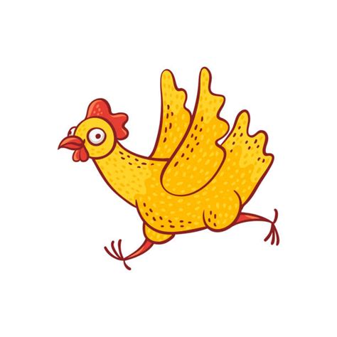 Chicken Running Illustrations Royalty Free Vector Graphics And Clip Art
