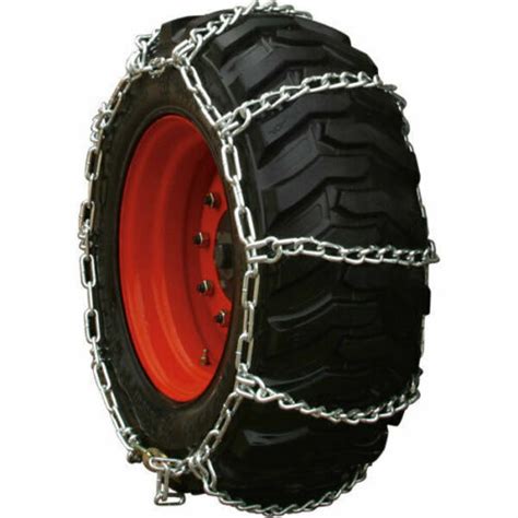 Peerless 0341055 Wide Base Skid Steer 10 165 Twist 4 Link Tire Chains