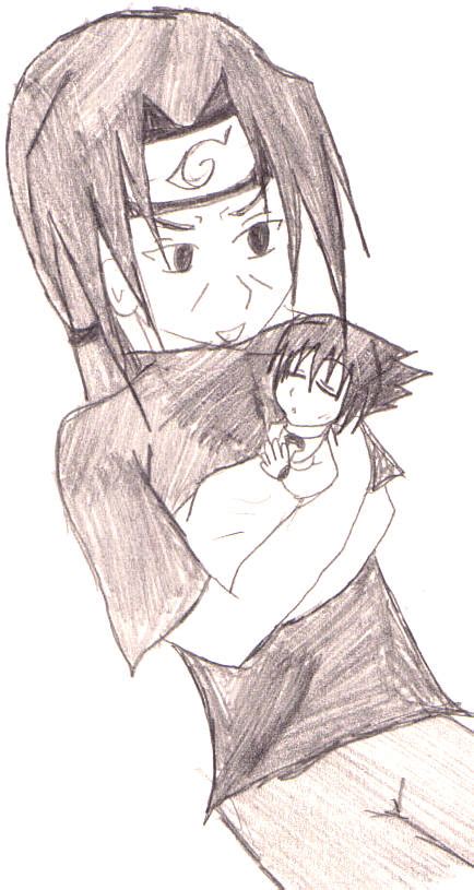 Itachi Holding Baby Sasuke By Naruto Rox Club On Deviantart