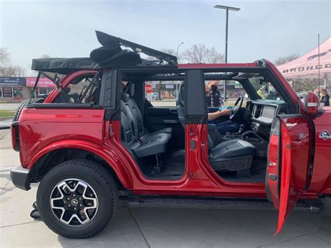 Rapid Red Outer Banks With Top And Door Off At North Brothers Ford In Westland Mi W Look At