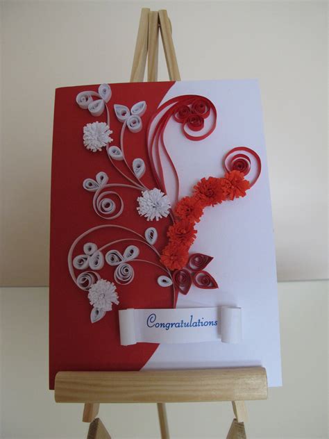 Easily customize greeting cards for every event. handmade congratulations wedding greeting card