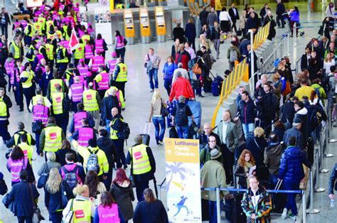 Chaos At Frankfurt Airport As Security Staff Strike Arab News