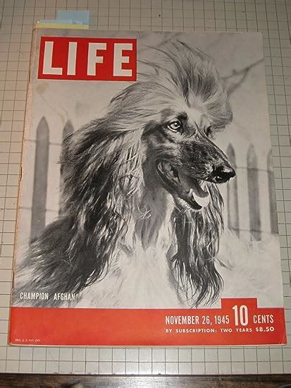 Life Magazine 1946 Afghan Hounds Jackie Robinson